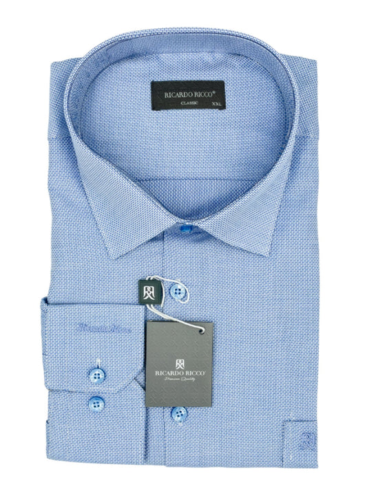 Ricardo Ricco Classic 100% cotton shirt