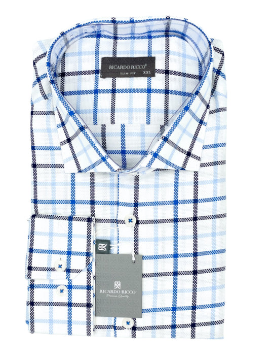 Ricardo Ricco slim 100% cotton shirt