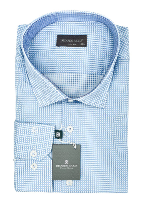 Ricardo Ricco slim 100% cotton shirt