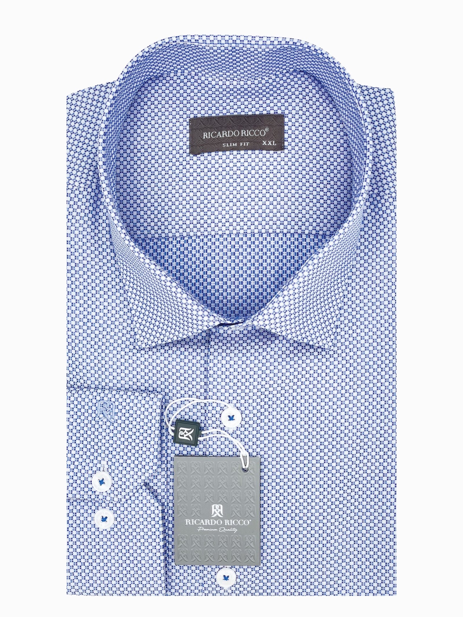 Ricardo Ricco slim 100% cotton shirt