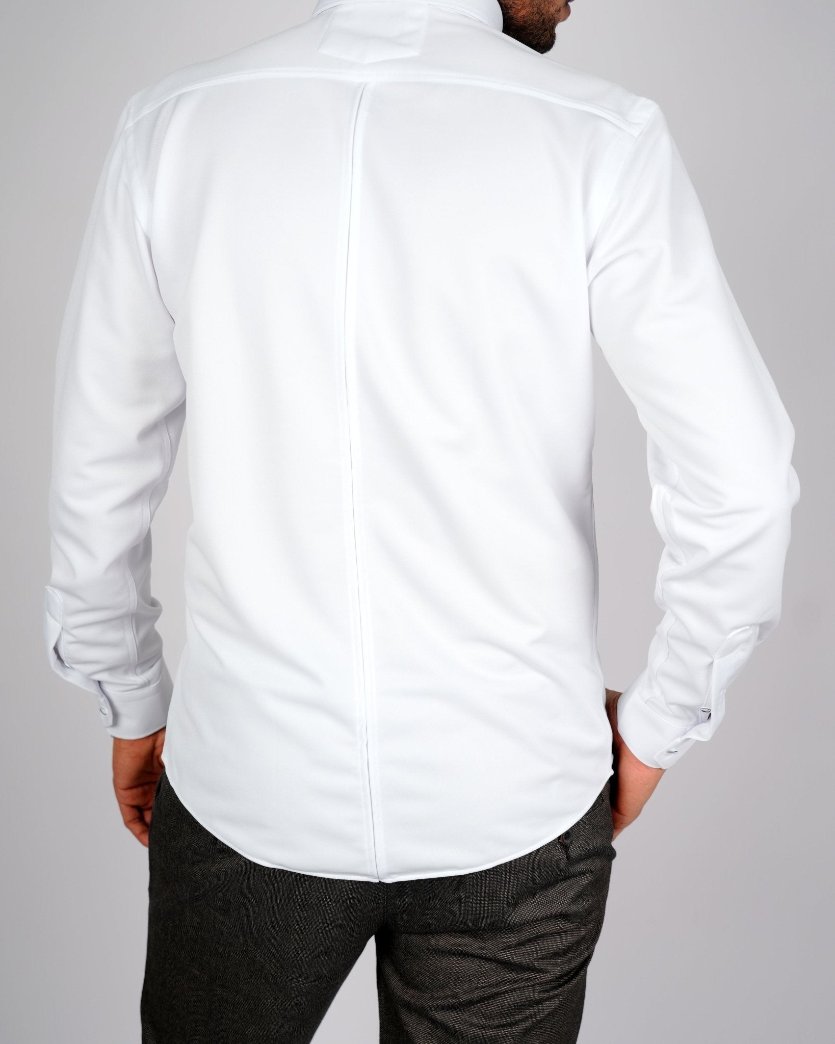 Edmondo white long sleeve shirt - styluck - shirt - Edmondo