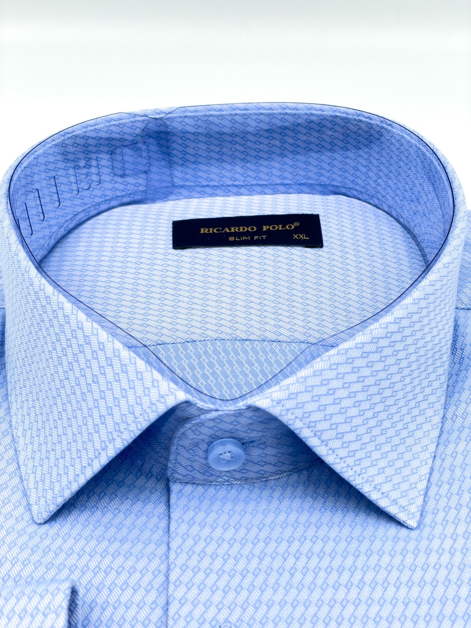 Ricardo Polo slim 80% cotton shirt - styluck - shirt - Ricardo Polo