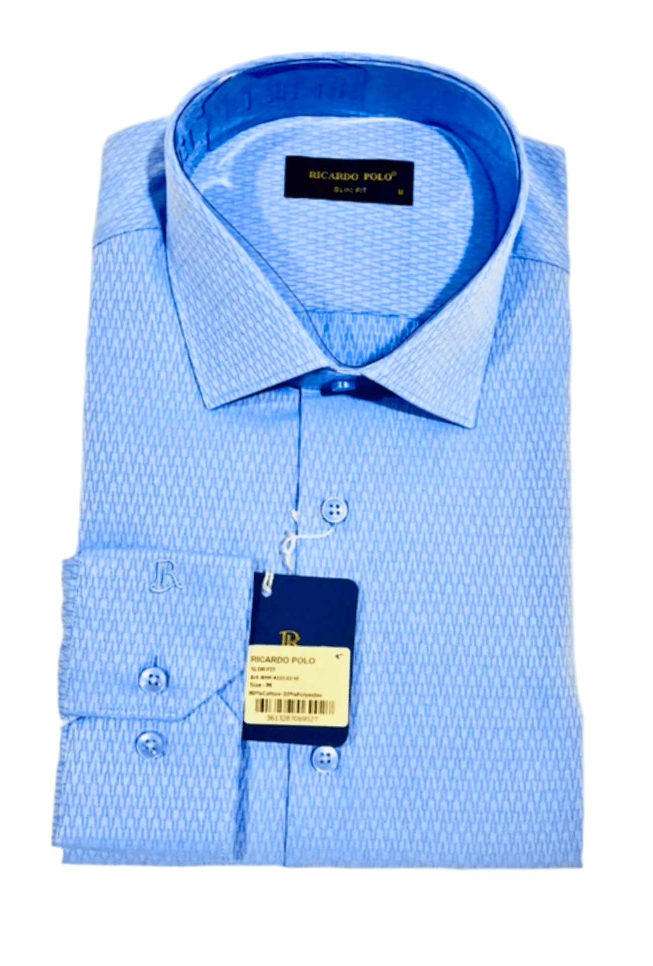 Ricardo Polo Slim 80% cotton shirt - styluck - shirt - Ricardo Polo