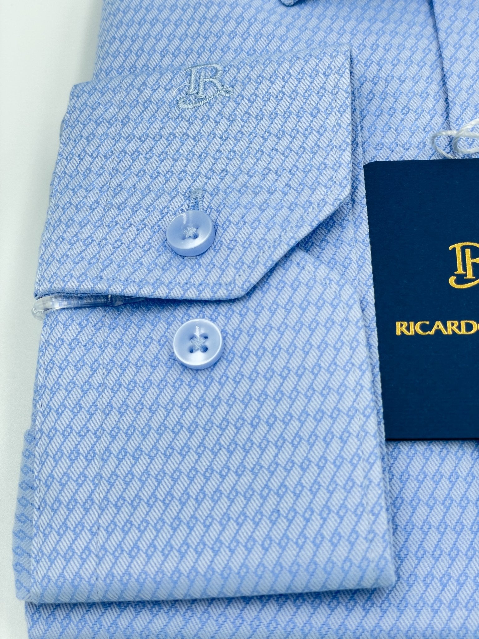 Ricardo Polo slim 80% cotton shirt - styluck - shirt - Ricardo Polo