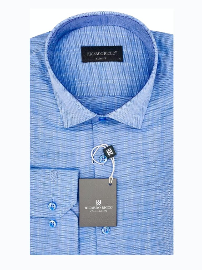 Ricardo Ricco slim 100% cotton - styluck - shirt - Ricardo Ricco