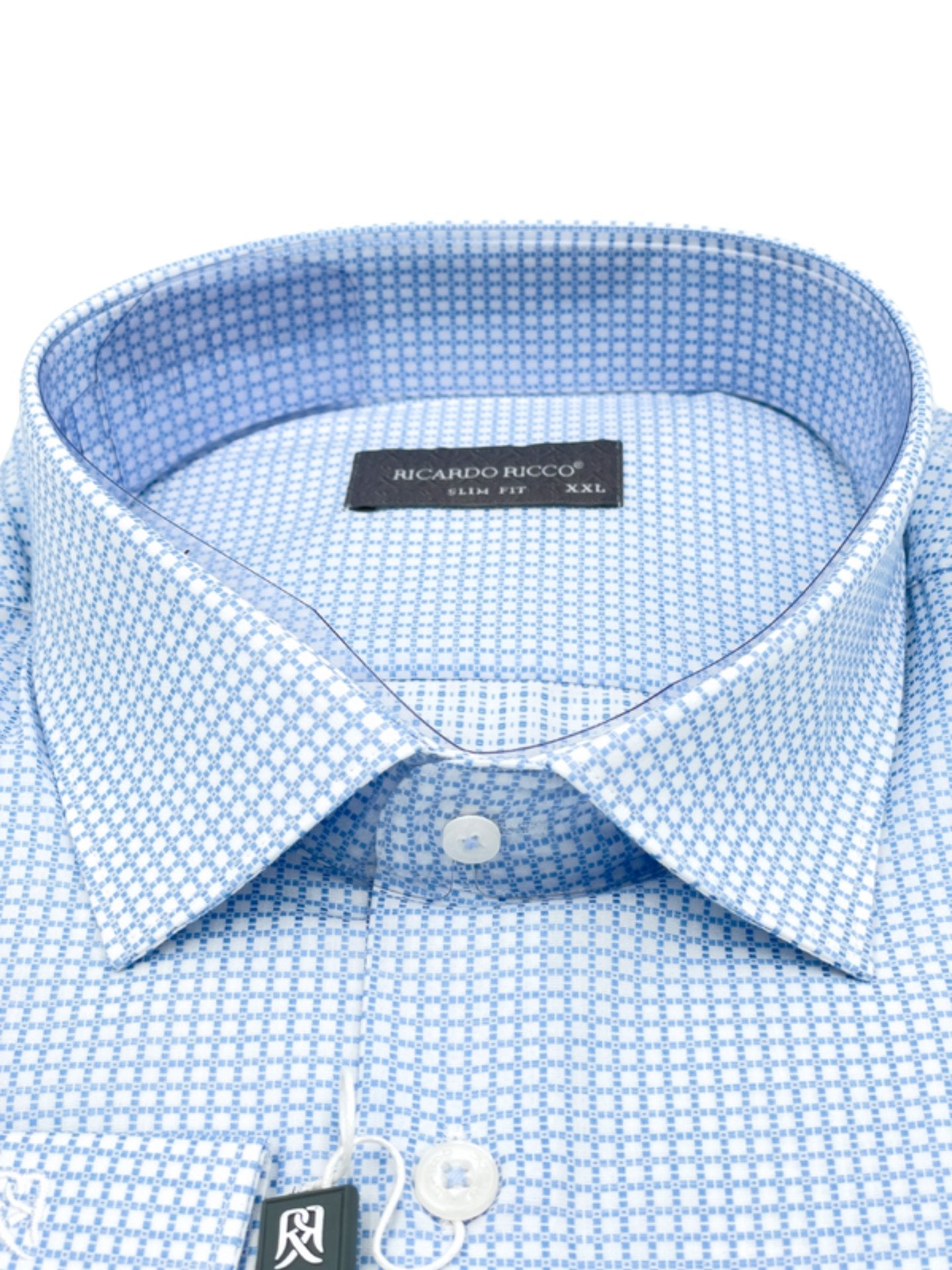 Ricardo Ricco slim 100% cotton shirt - styluck - shirt - Ricardo Ricco