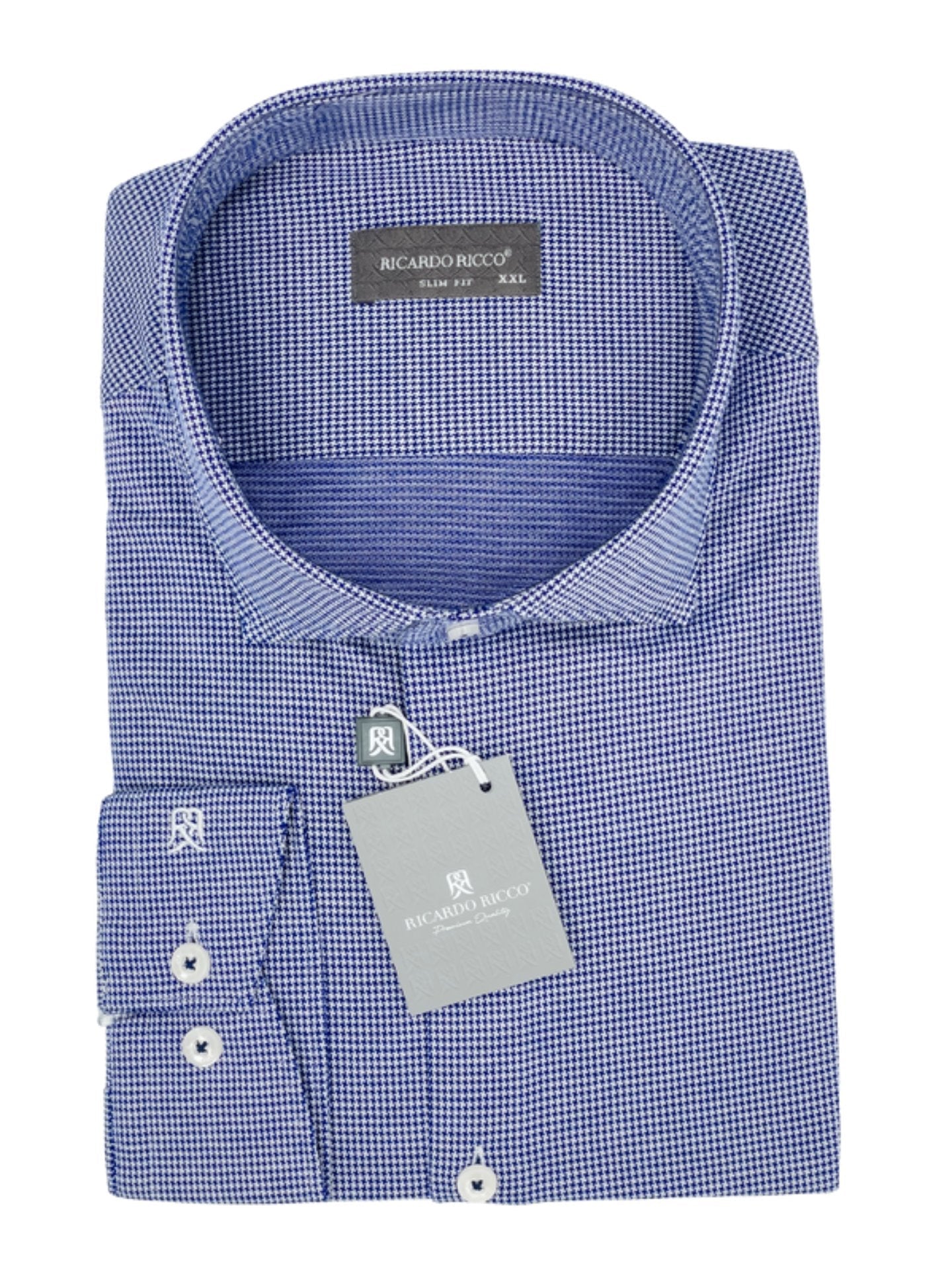 Ricardo Ricco slim 100% cotton shirt - styluck - shirt - Ricardo Ricco