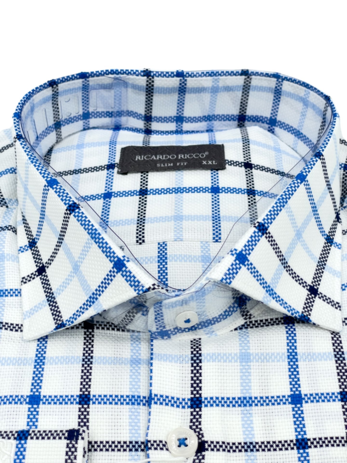 Ricardo Ricco slim 100% cotton shirt - styluck - shirt - Ricardo Ricco